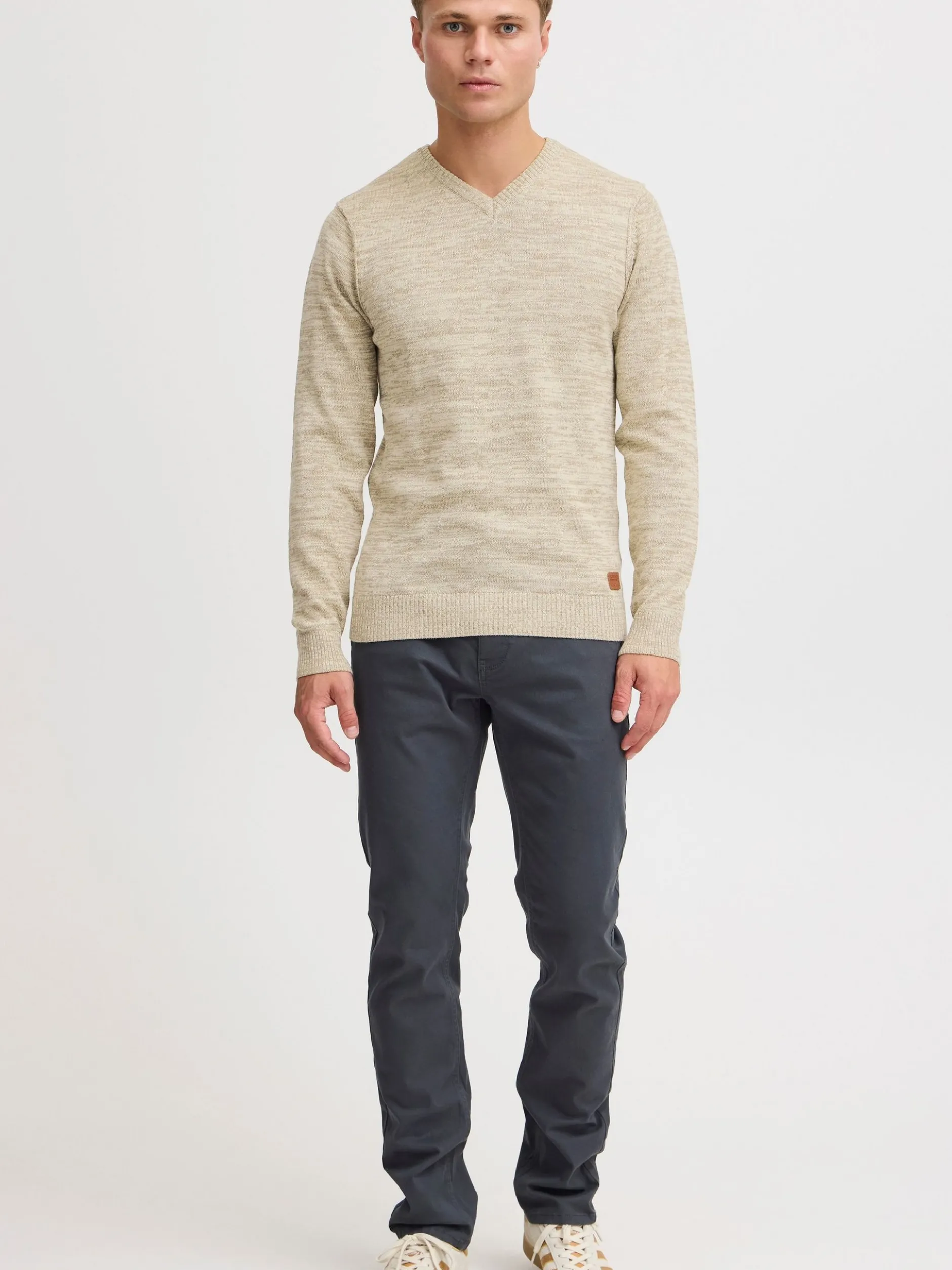 BLEND Herren Strickpullover - BHDansel in beige