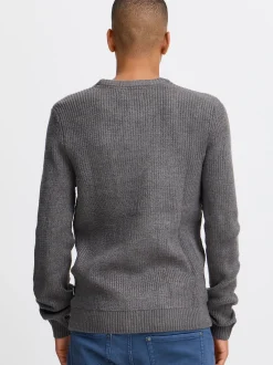 BLEND Herren Strickpullover - BHPullover in grau