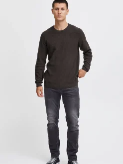 BLEND Herren Strickpullover - BHCodford in grau