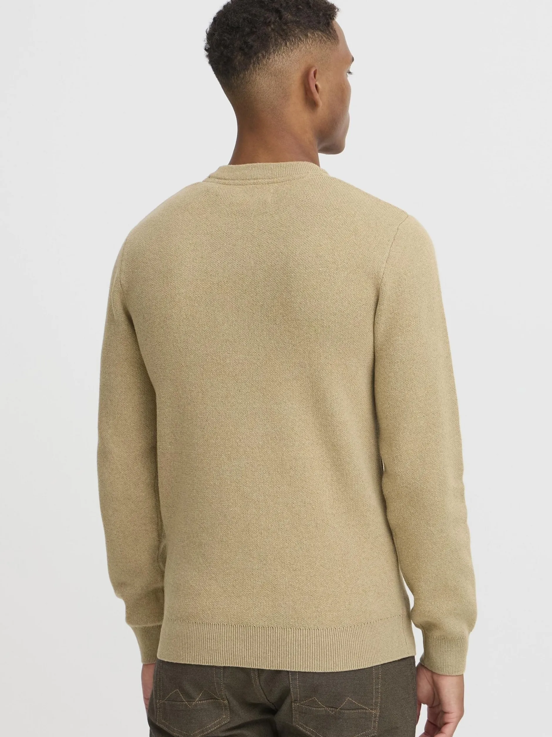 BLEND Herren Strickpullover - BHFintano in beige