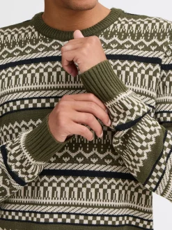 BLEND Herren Strickpullover - BHPullover in grün
