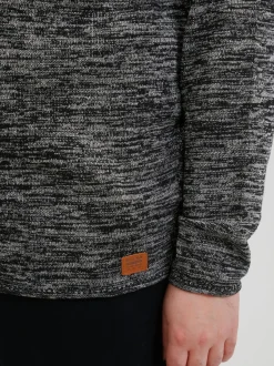 BLEND Herren Strickpullover - BHDan Big & Tall in schwarz