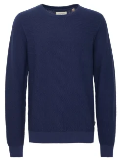 BLEND Herren Strickpullover - BHPullover in blau