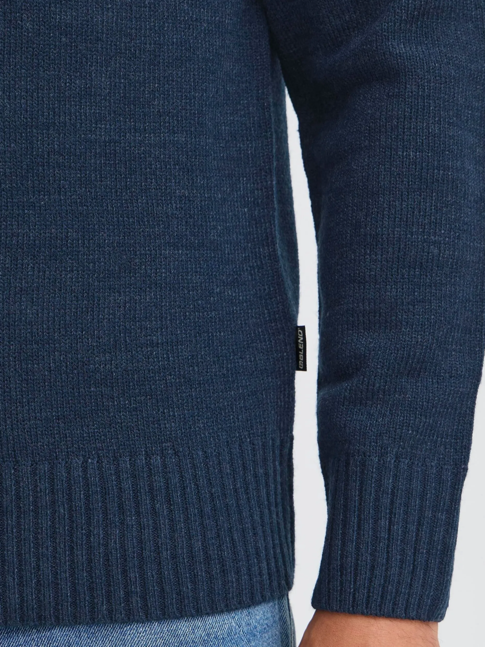 BLEND Herren Strickpullover - BHRyke in blau