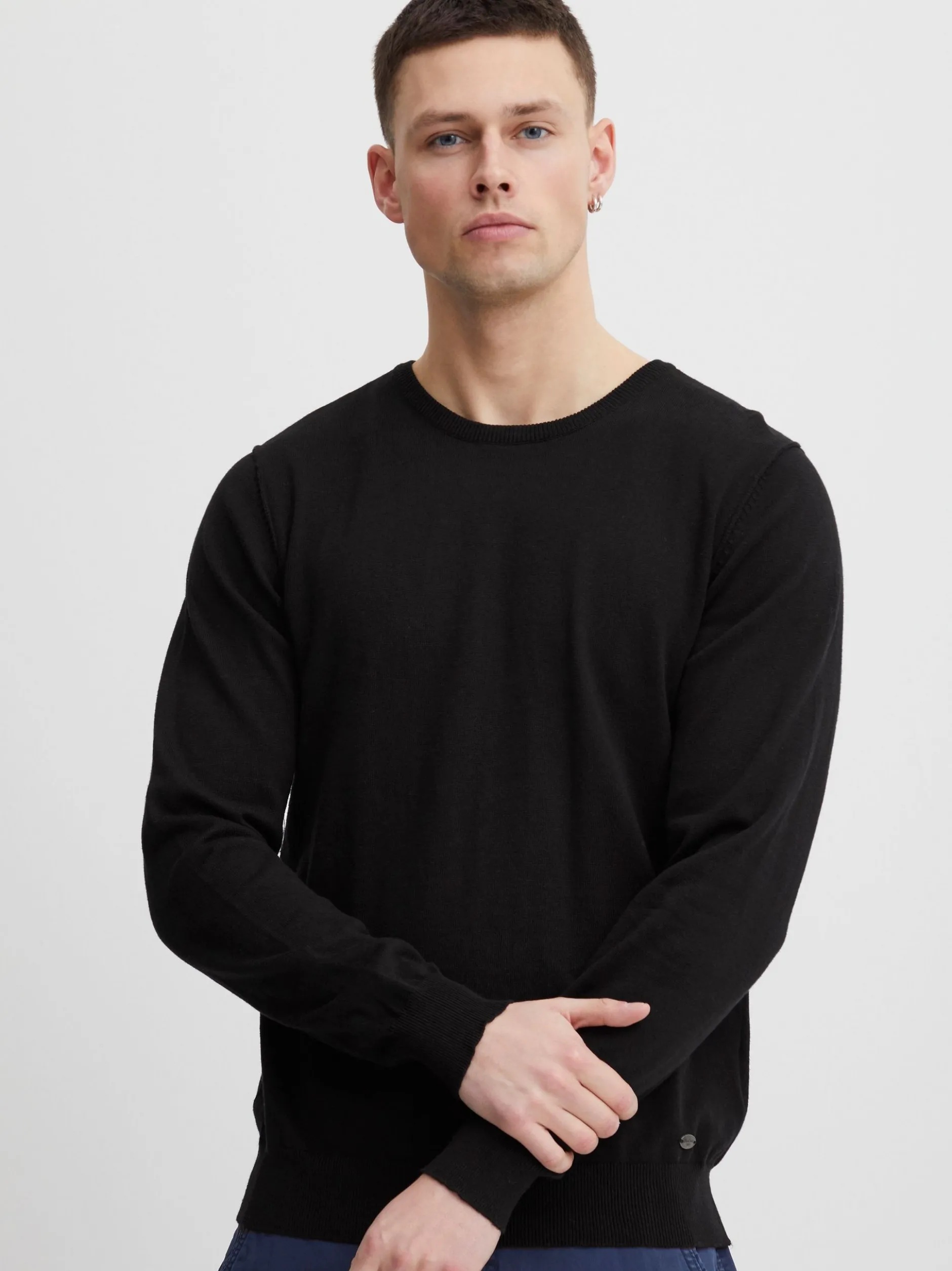 BLEND Herren Strickpullover - BHNolen in schwarz