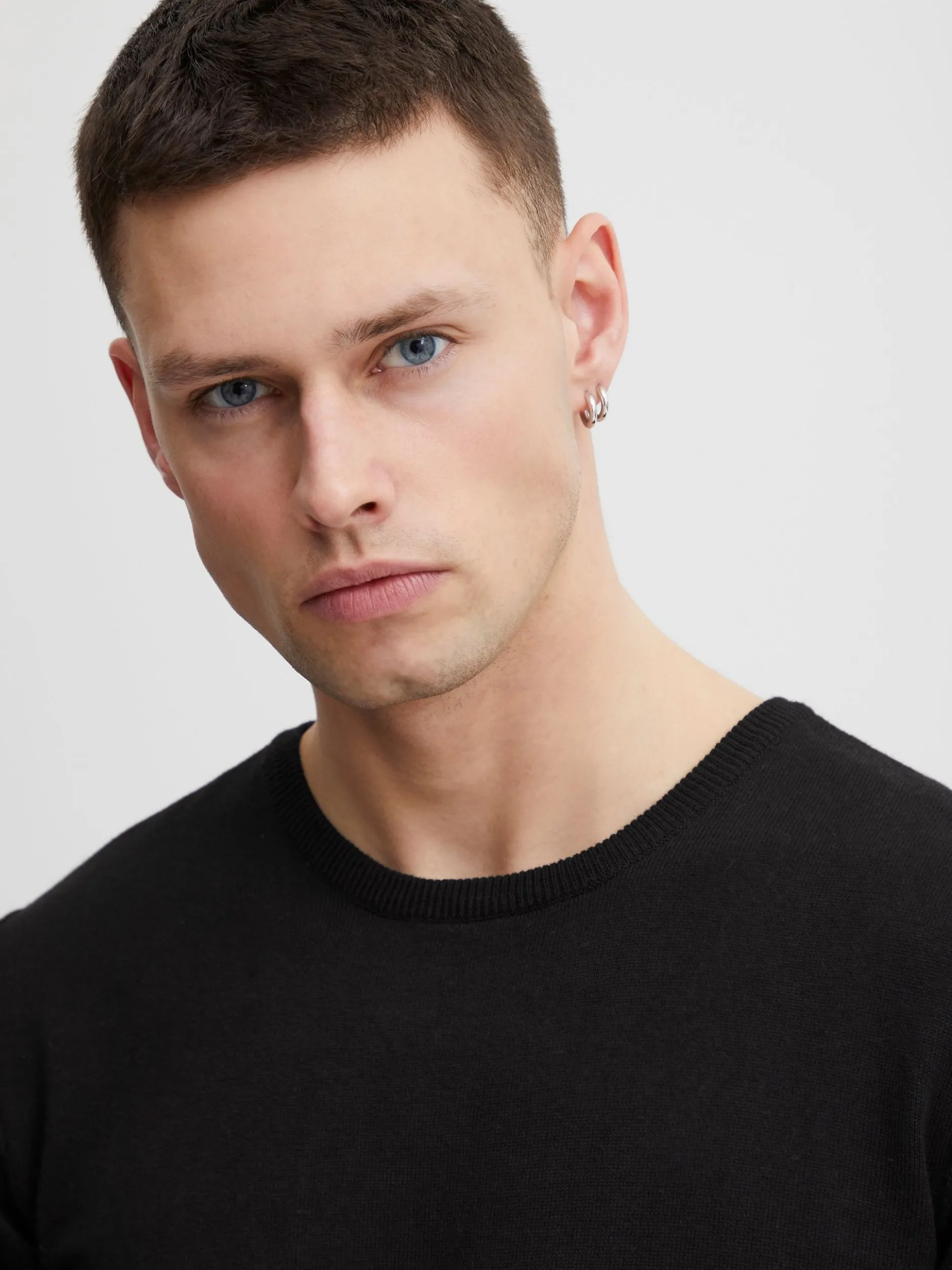 BLEND Herren Strickpullover - BHNolen in schwarz