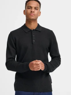 BLEND Herren Strickpullover - BHDeno in schwarz