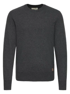 BLEND Herren Strickpullover - BHFinn in anthrazit