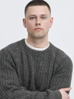 BLEND Herren Strickpullover - BHDexter in grau