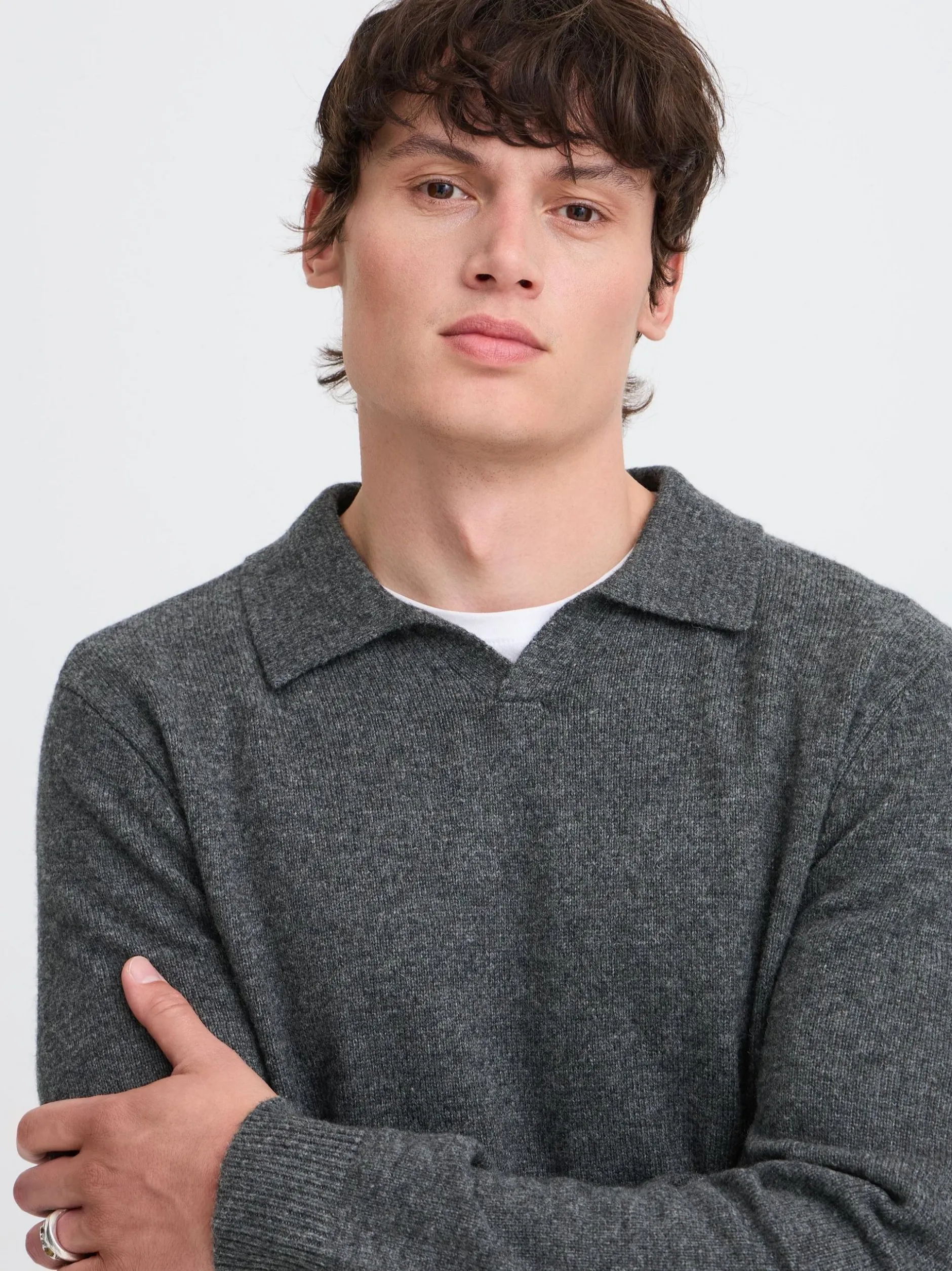BLEND Herren Strickpullover - BHBranko in melange