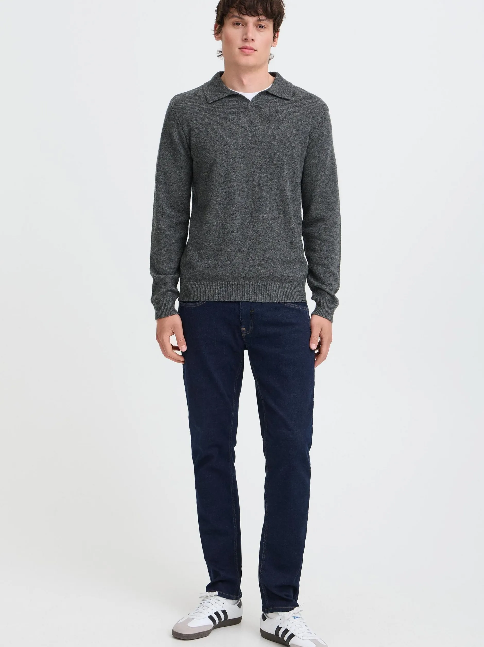 BLEND Herren Strickpullover - BHBranko in melange