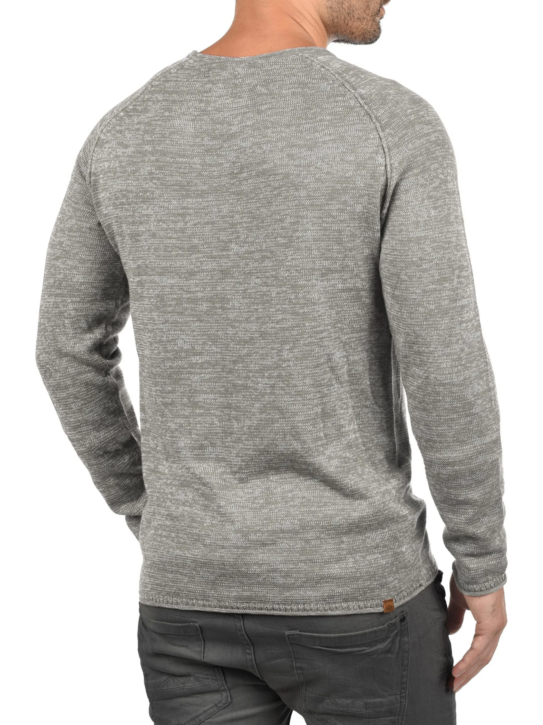 BLEND Herren Strickpullover - BHDan in grau
