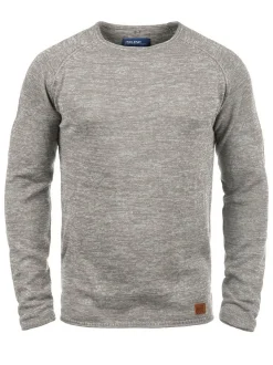 BLEND Herren Strickpullover - BHDan in grau