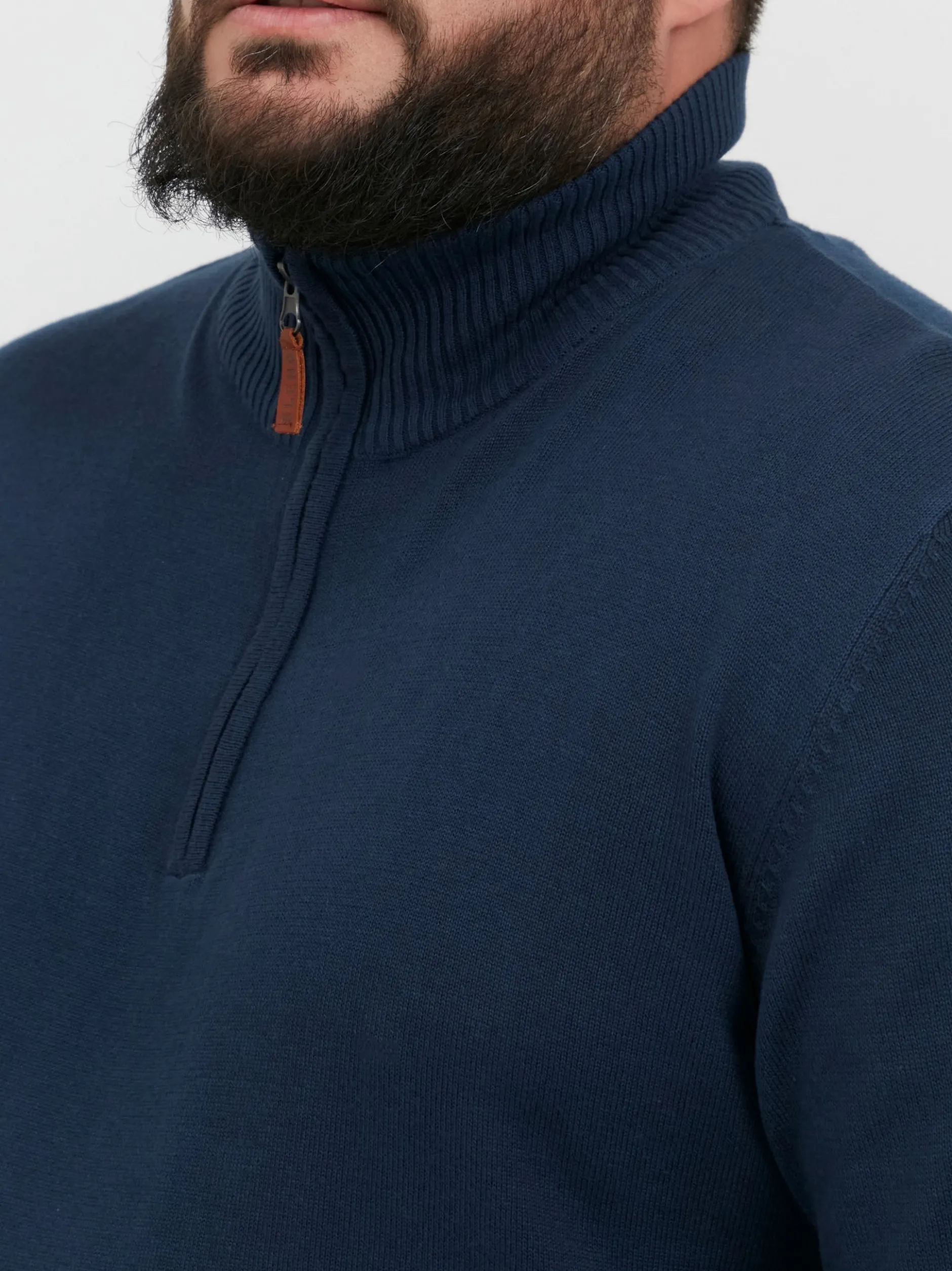 BLEND Herren Strickpullover - BHRobin Big & Tall in blau