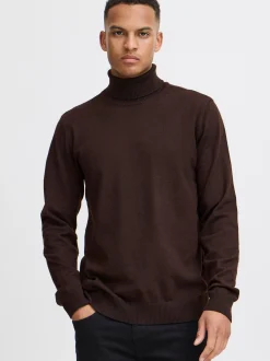 BLEND Herren Strickpullover - BHBruton in kastanie