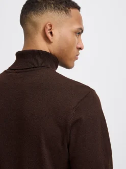 BLEND Herren Strickpullover - BHBruton in kastanie