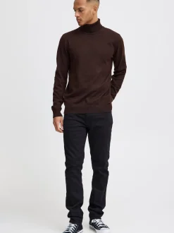 BLEND Herren Strickpullover - BHBruton in kastanie