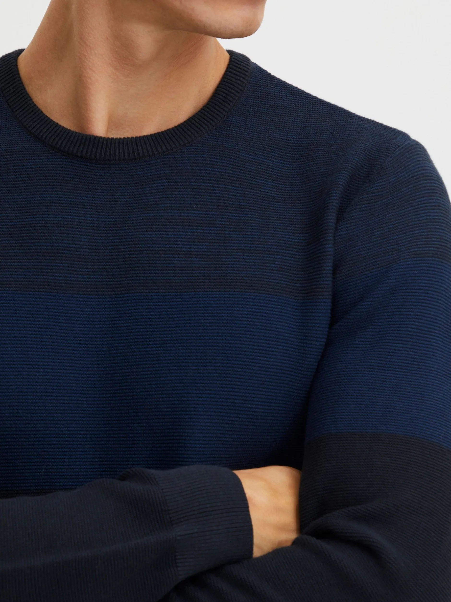 BLEND Herren Strickpullover - BHNapinoa in blau