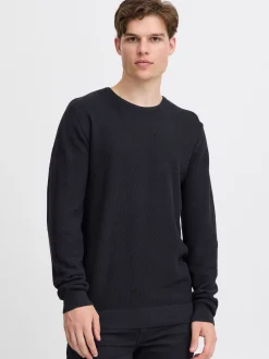 BLEND Herren Strickpullover - BHPullover in schwarz