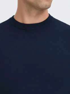 BLEND Herren Strickpullover - BHFinn in blau