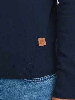 BLEND Herren Strickpullover - BHFinn in blau