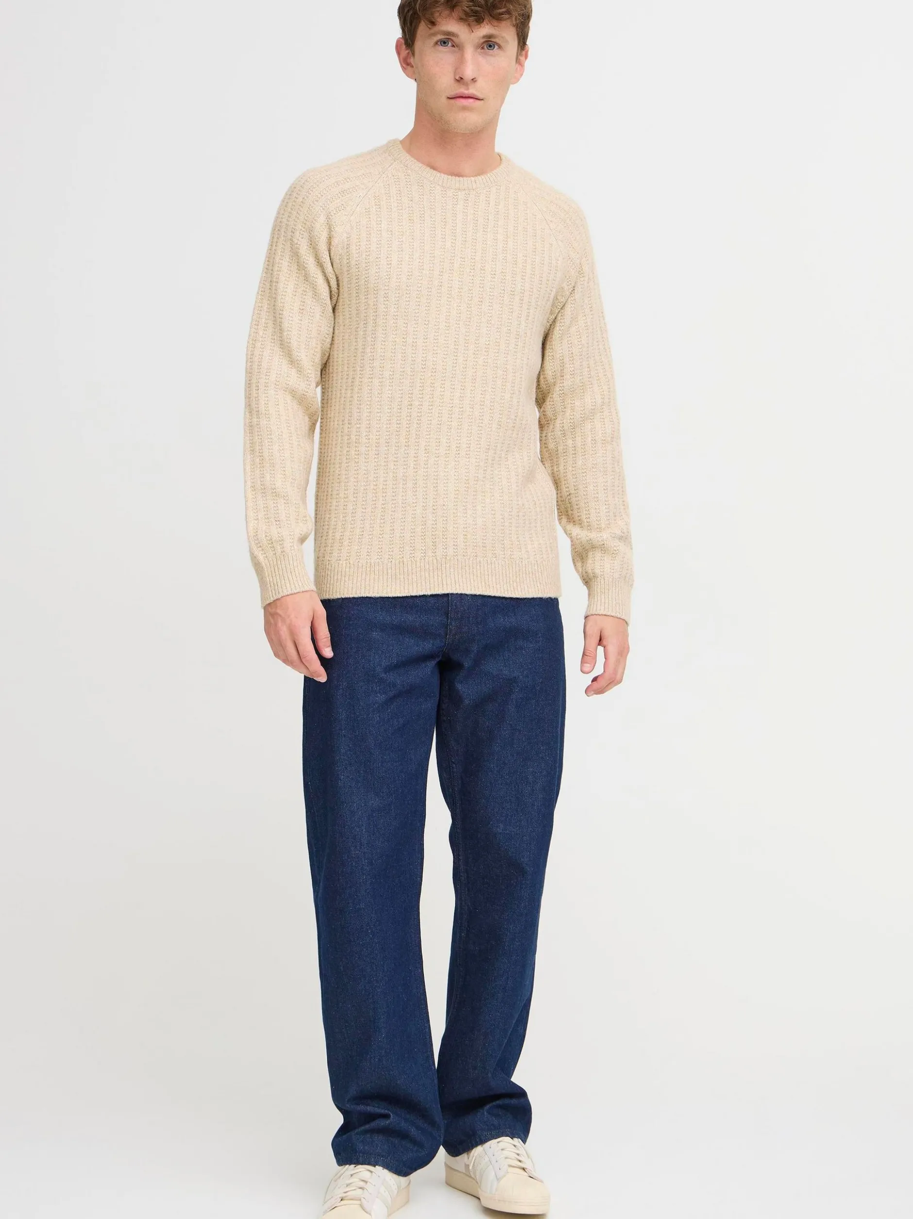 BLEND Herren Strickpullover - BHDexter in beige