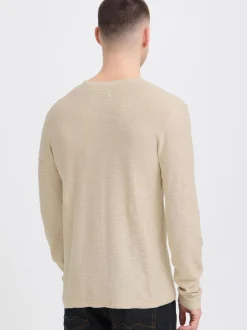 BLEND Herren Strickpullover - BHAbas in beige