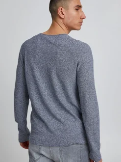 BLEND Herren Strickpullover - bhpullover in blau