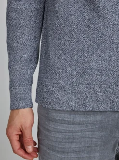 BLEND Herren Strickpullover - bhpullover in blau