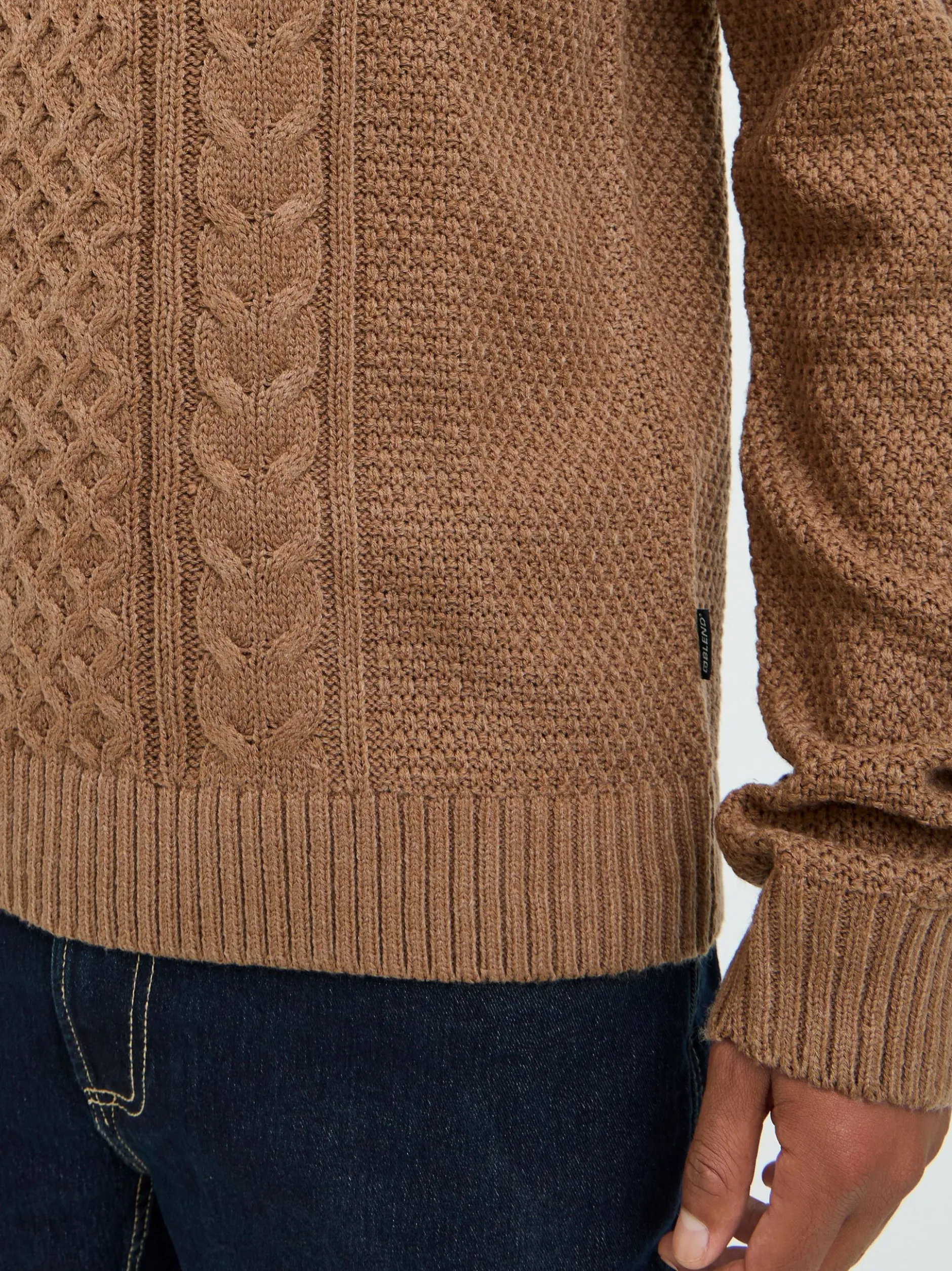 BLEND Herren Strickpullover in braun