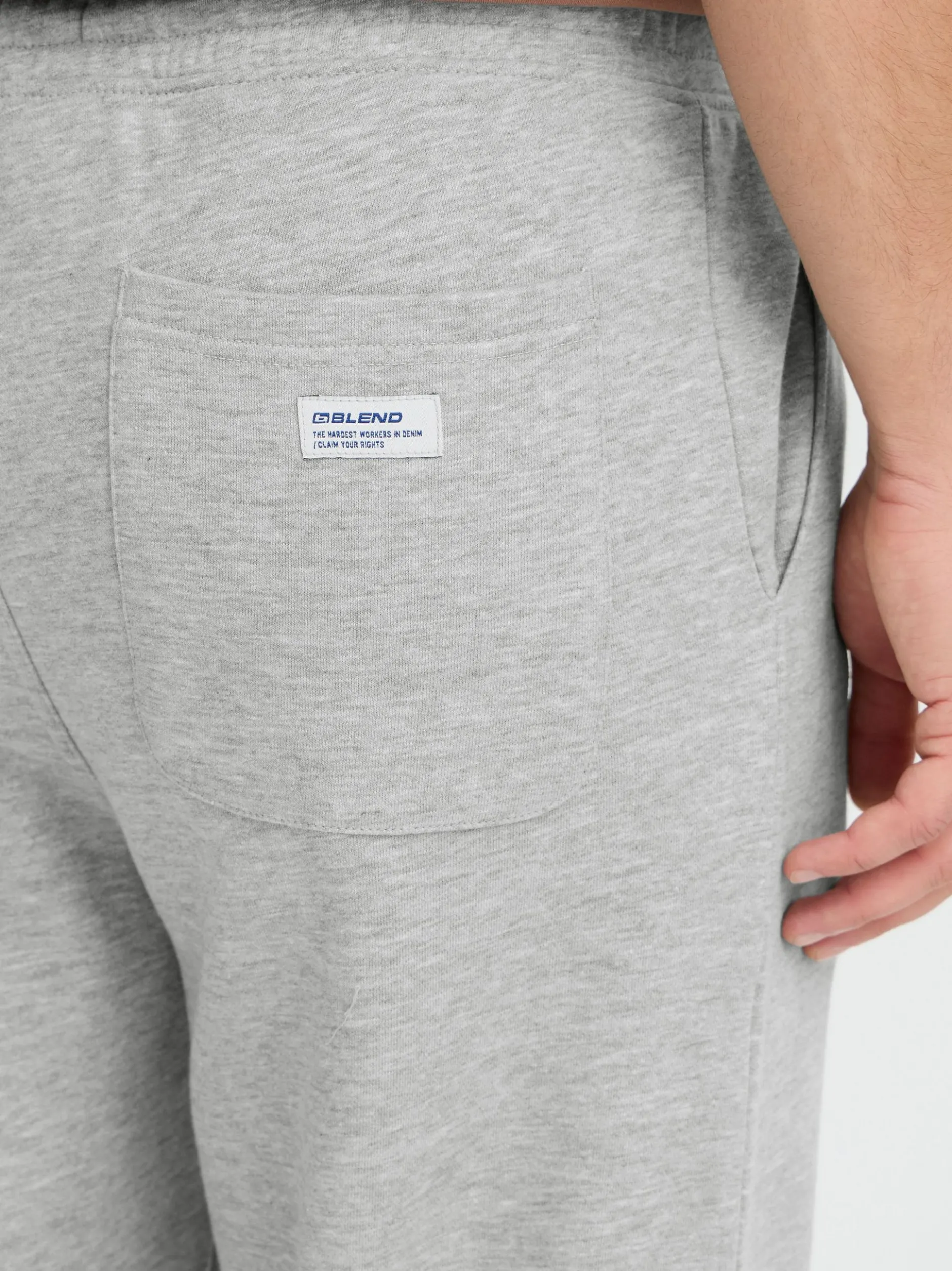 BLEND Herren Sweathose - BHBris in hellgrau