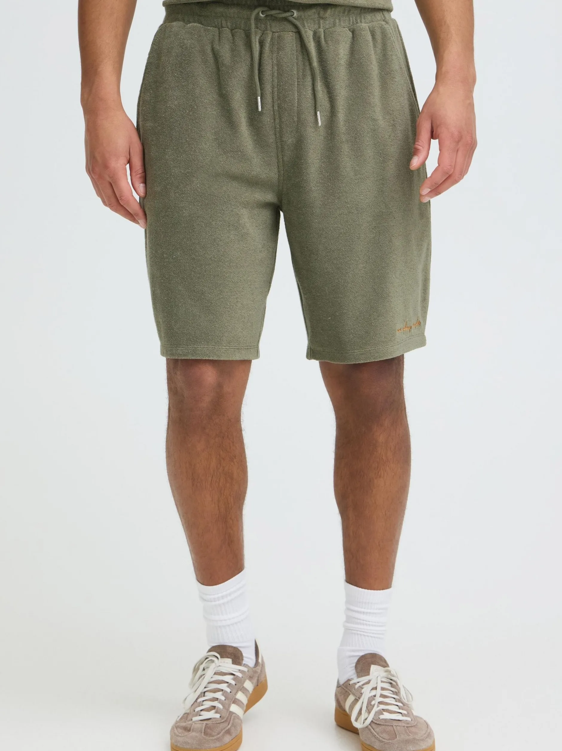 BLEND Herren Sweatshorts - BHBasti in oliv