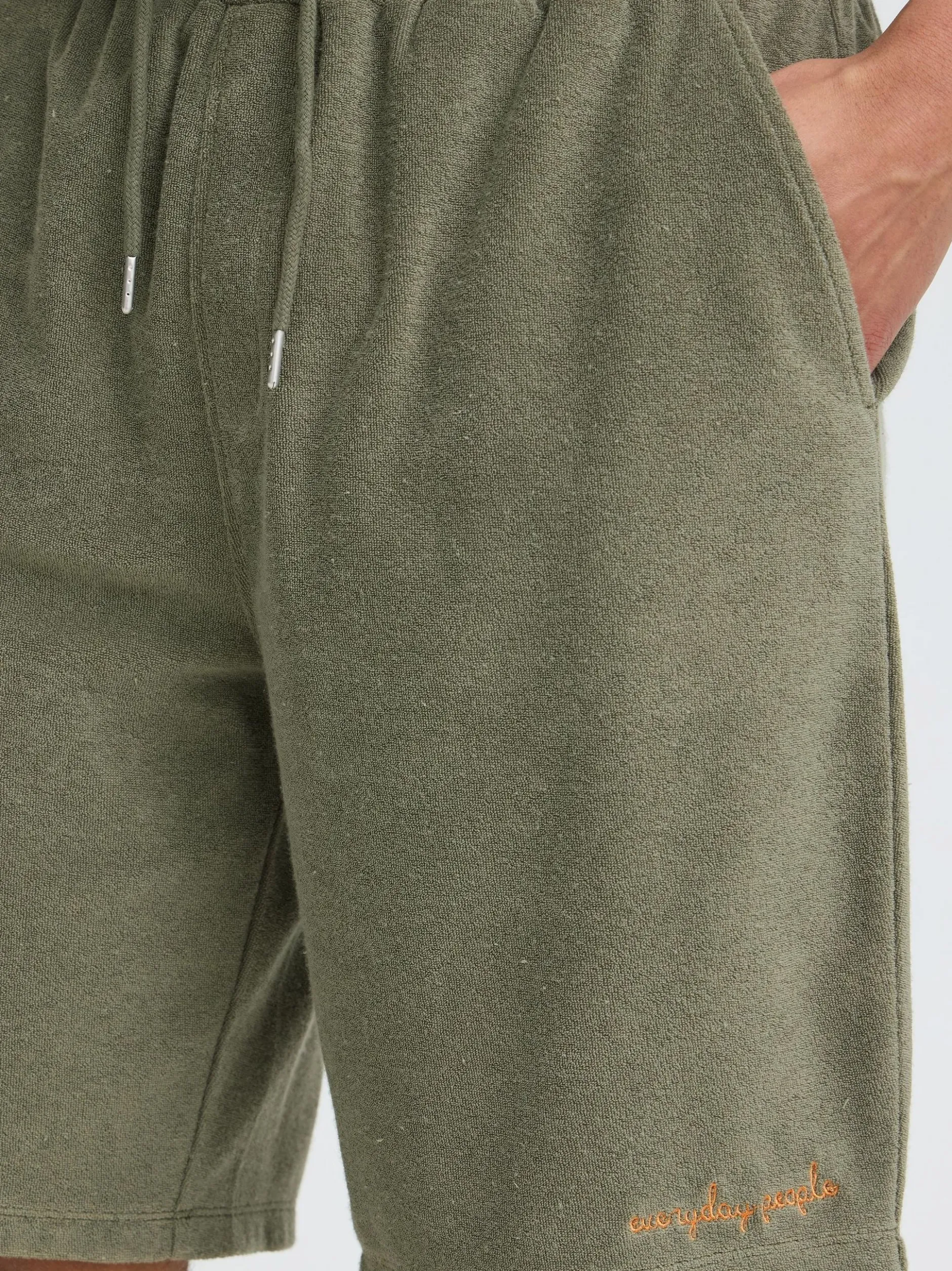 BLEND Herren Sweatshorts - BHBasti in oliv