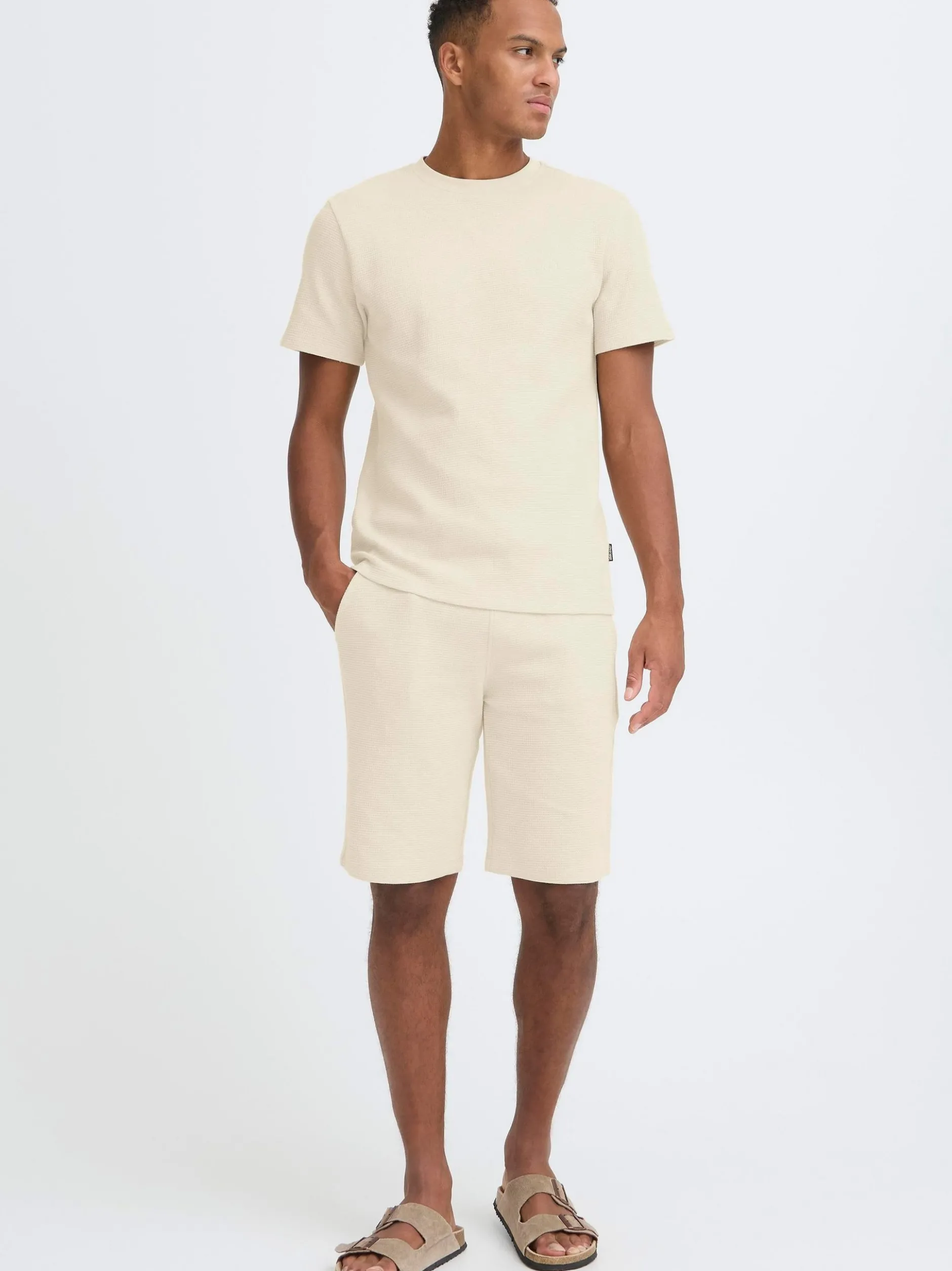 BLEND Herren Sweatshorts - BHFortex in beige