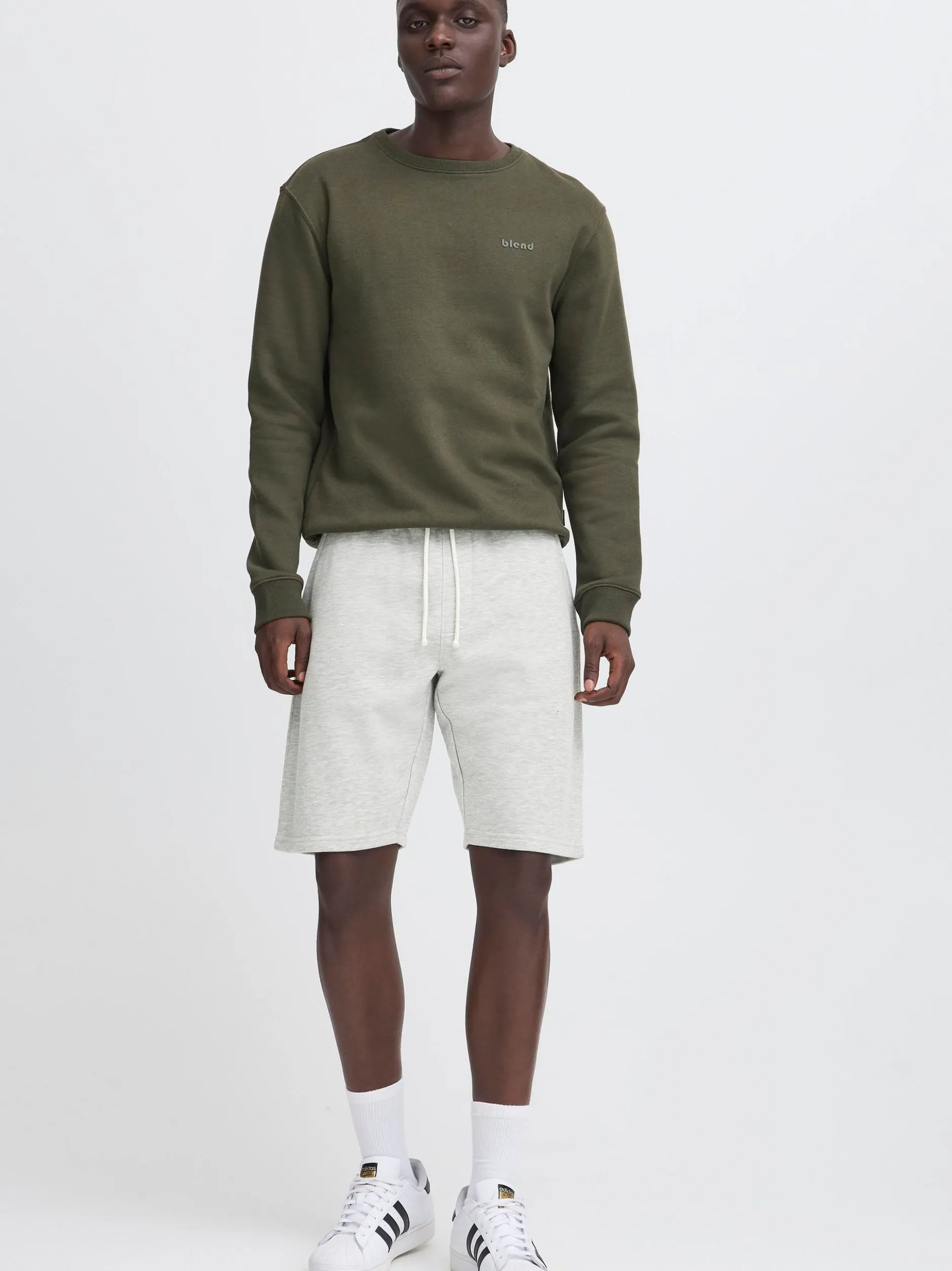 BLEND Herren Sweatshorts - BHKuno in grau