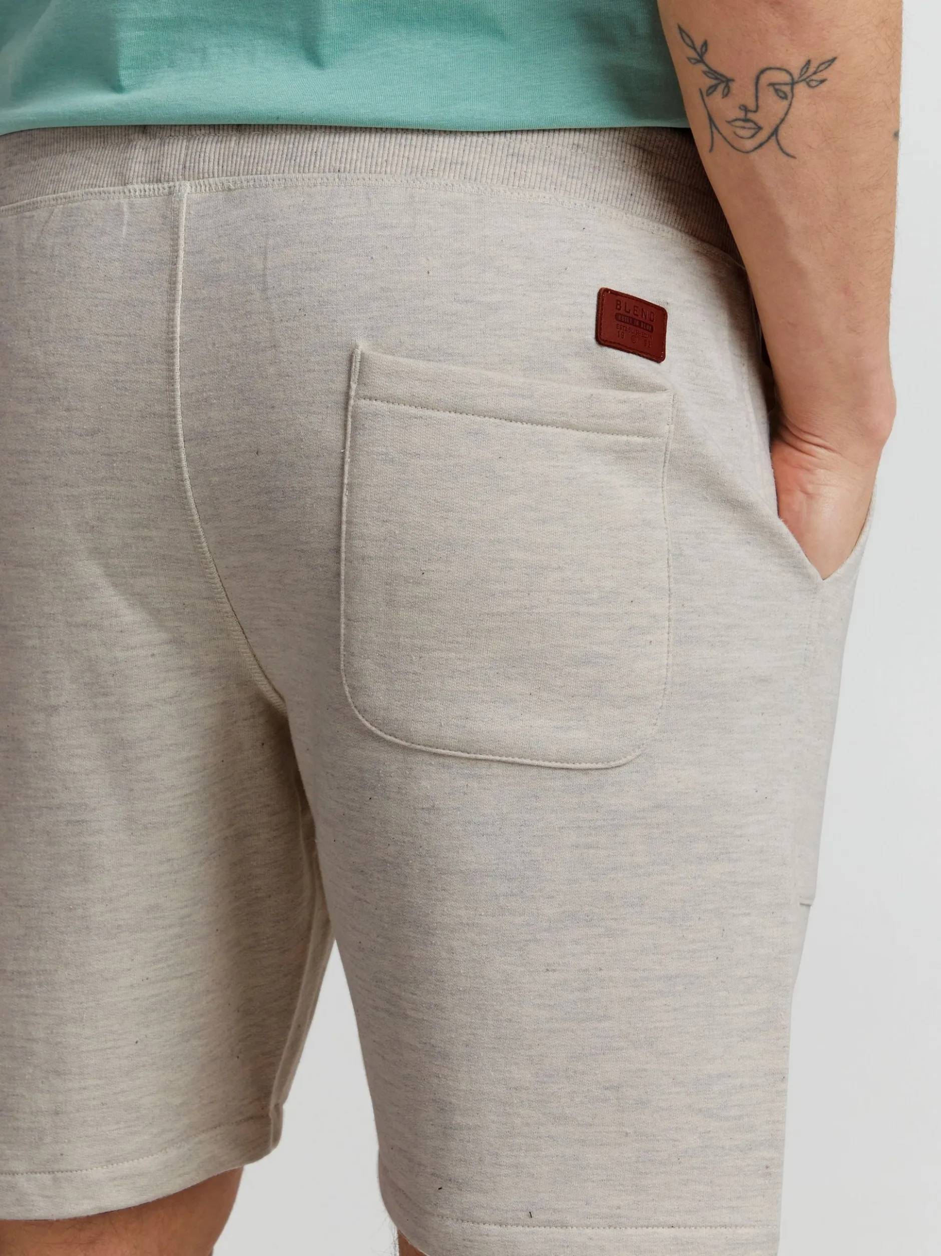 BLEND Herren Sweatshorts - BHMulker in sand