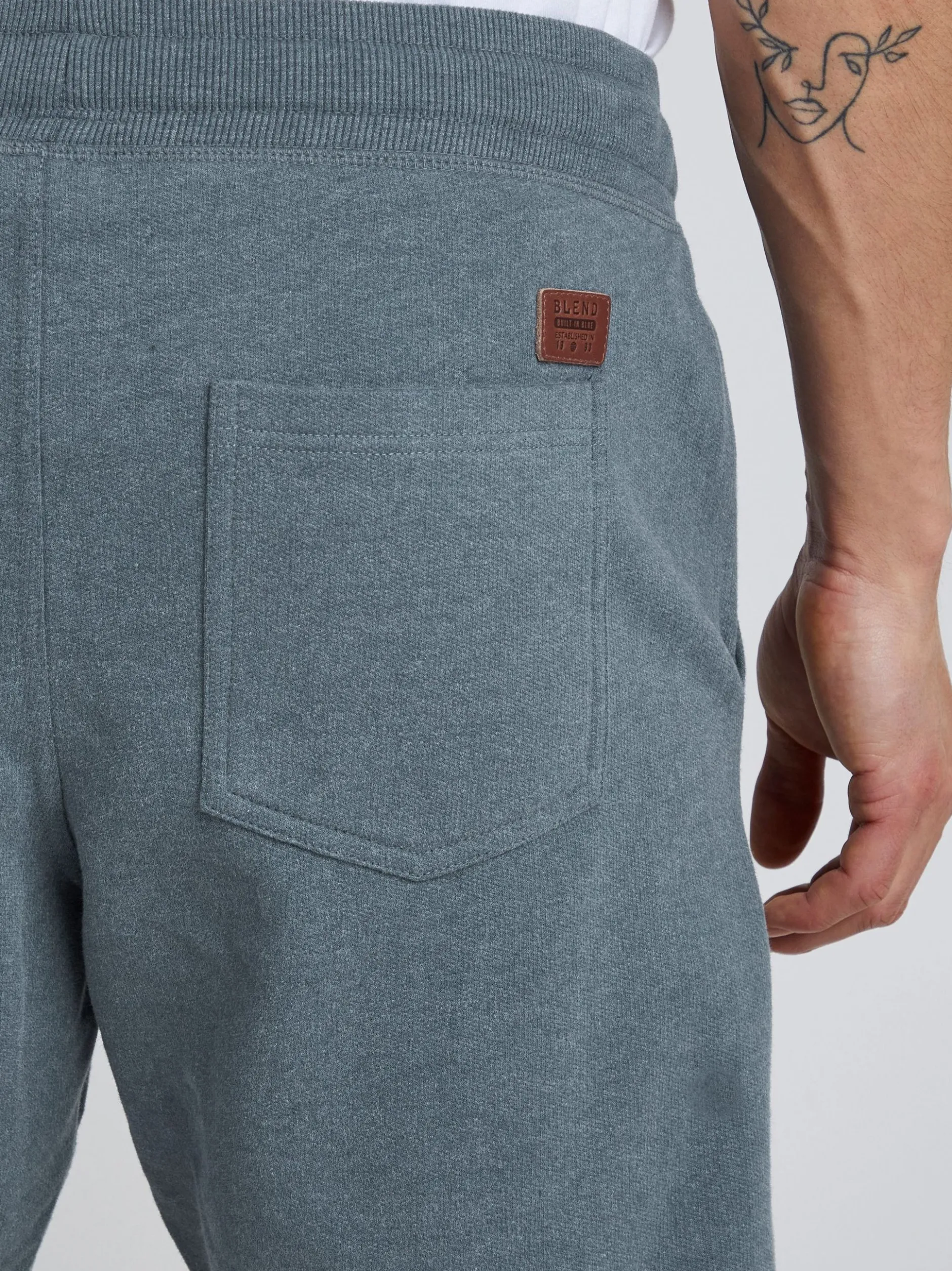 BLEND Herren Sweatshorts - BHTimo in blau