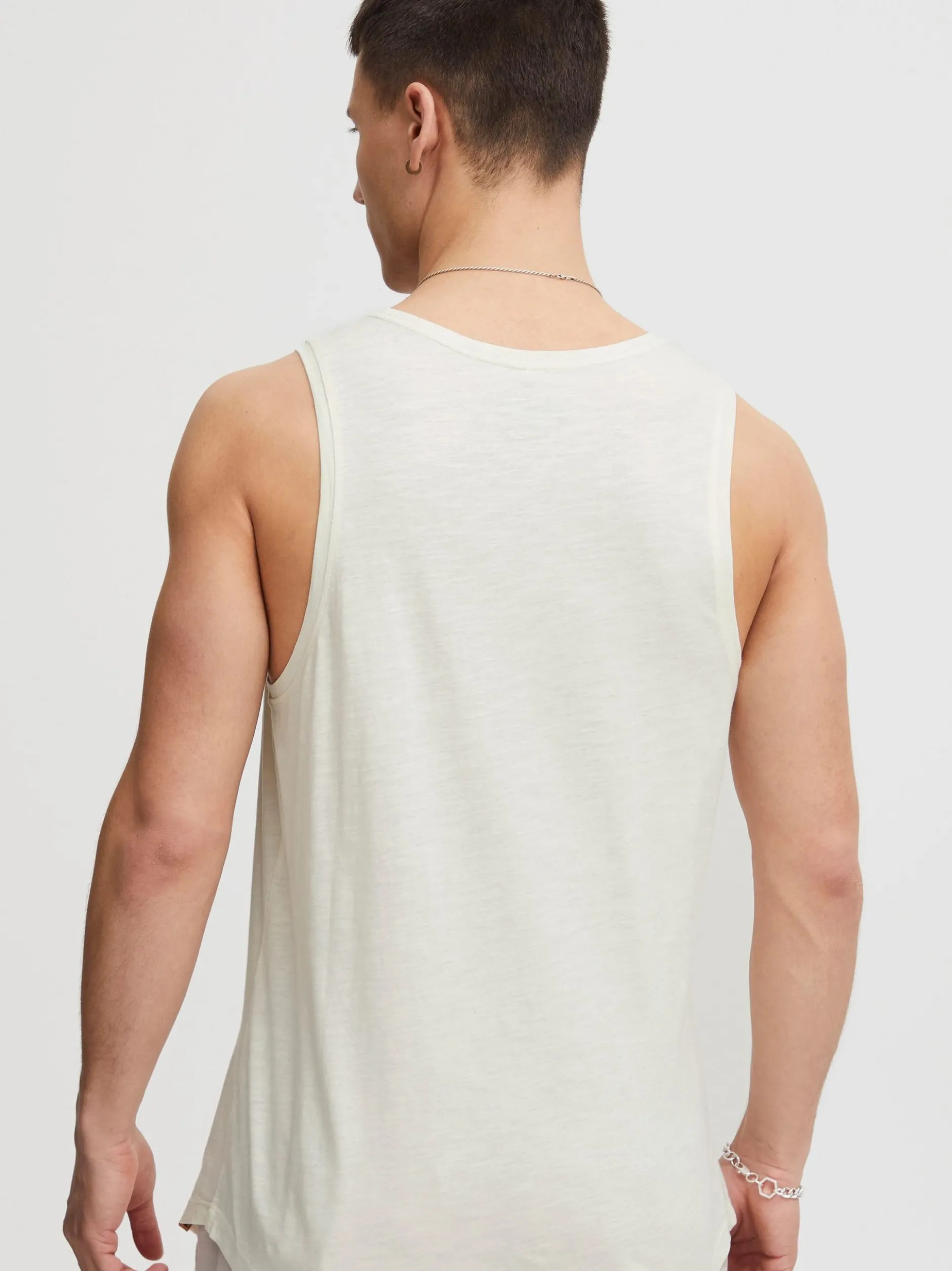 BLEND Herren Tanktop - BHElei in weiß