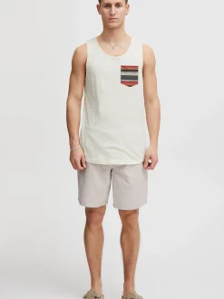 BLEND Herren Tanktop - BHElei in weiß