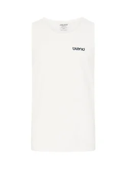 BLEND Herren Tanktop - BHFlok in weiß