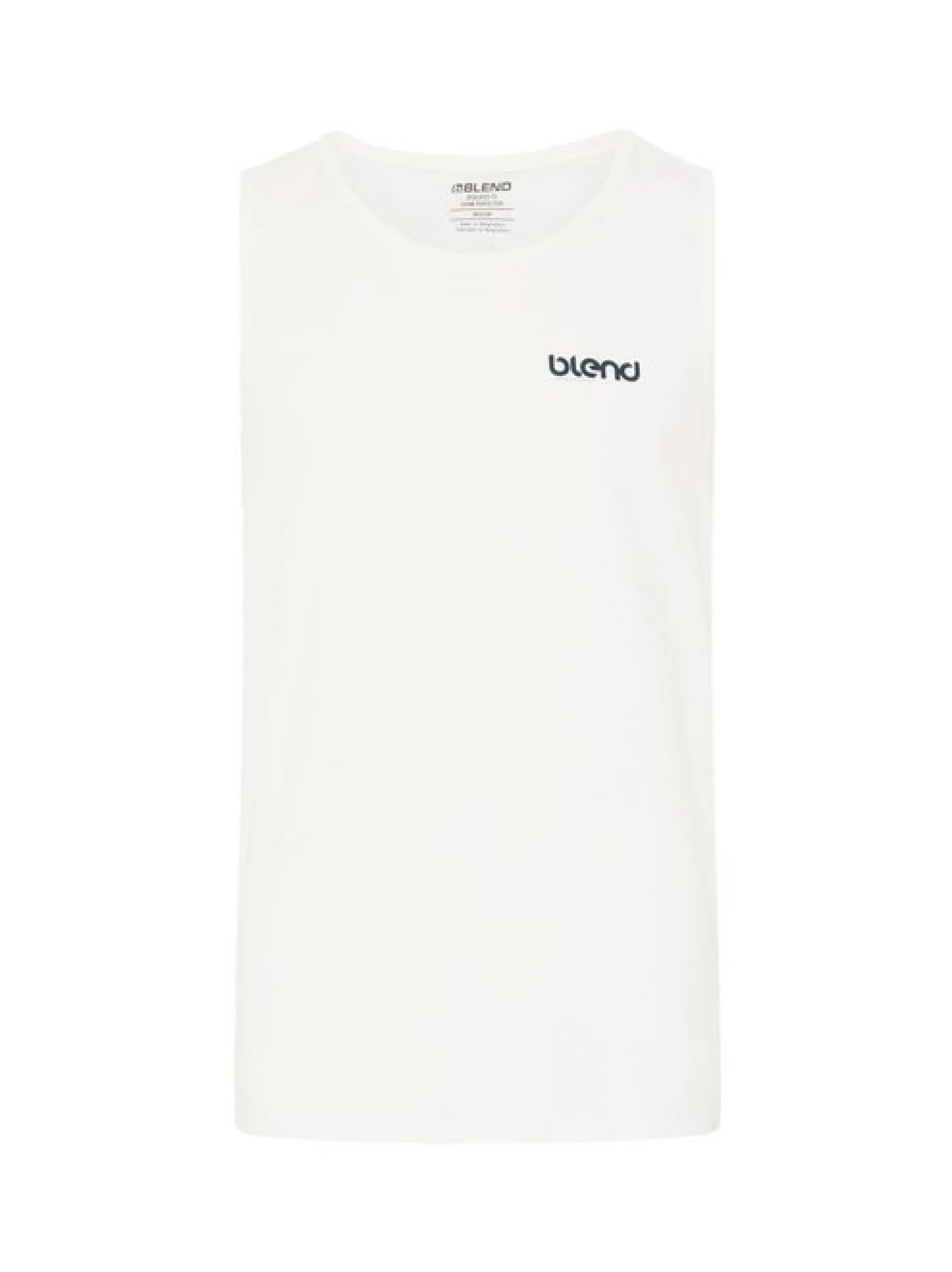 BLEND Herren Tanktop - BHFlok in weiß