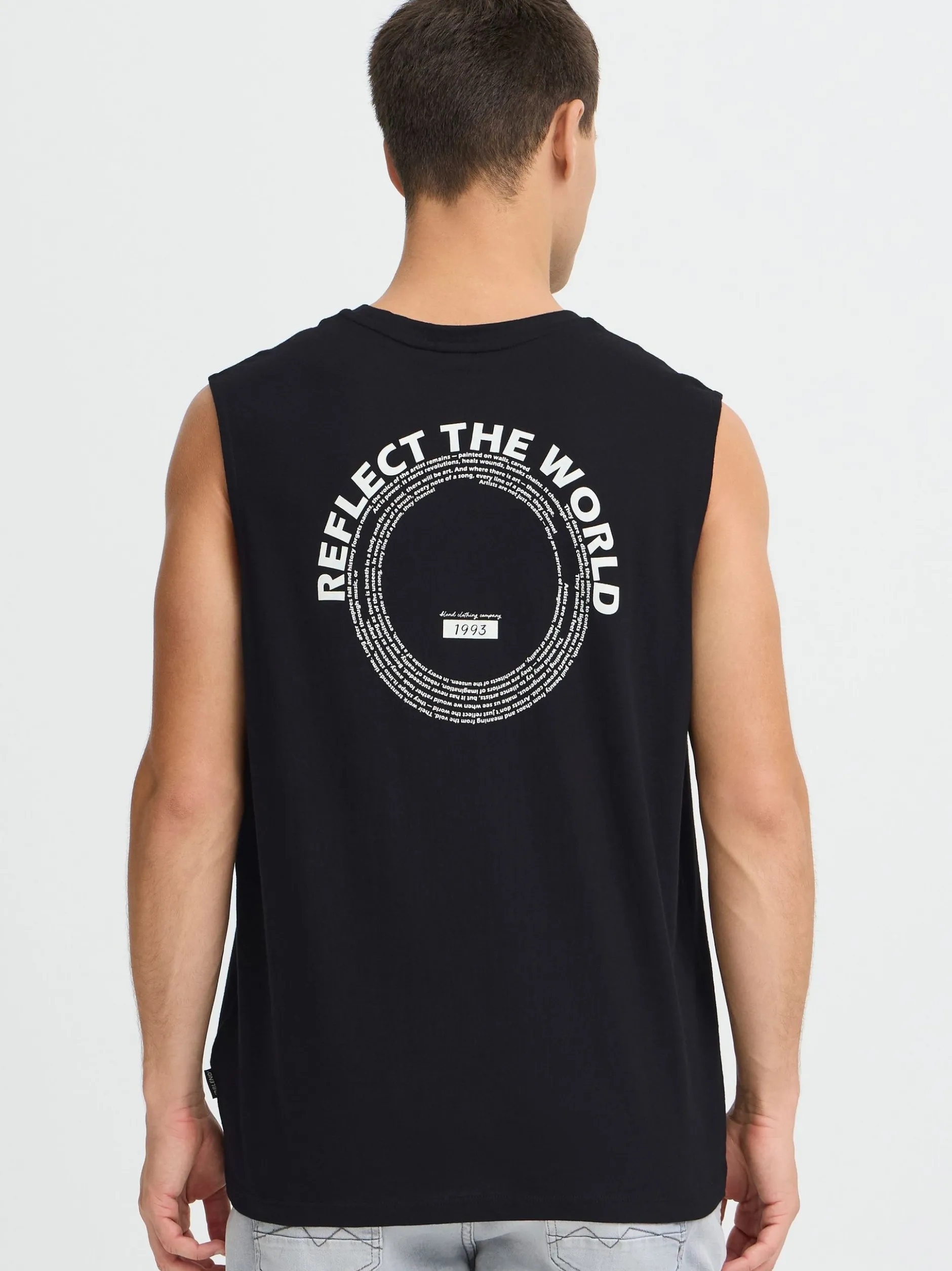 BLEND Herren Tanktop - BHFlox in schwarz