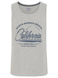 BLEND Herren Tanktop - BHGalifo in grau