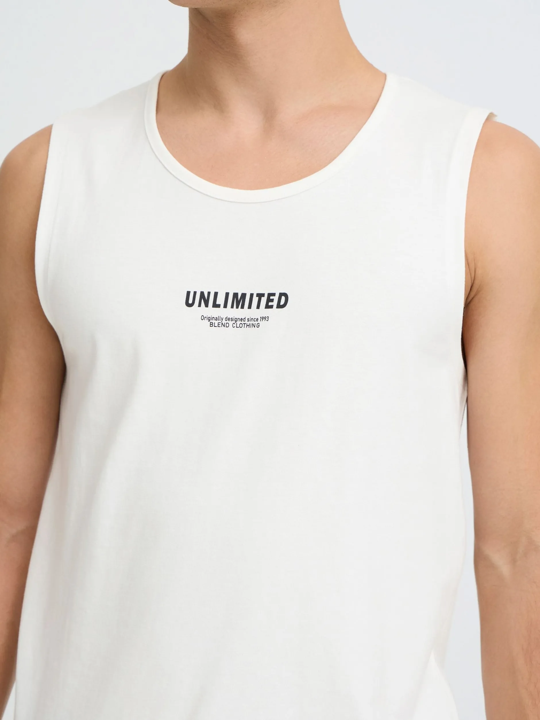BLEND Herren Tanktop - BHStemas in weiß