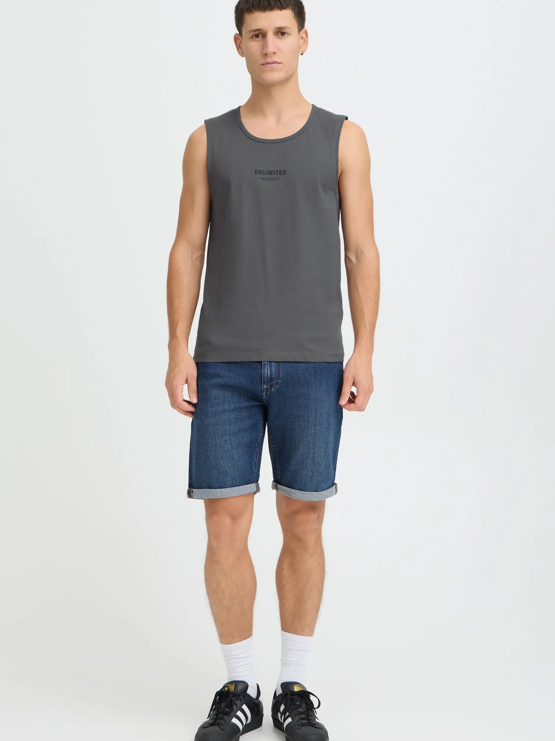 BLEND Herren Tanktop - BHStemas in grau