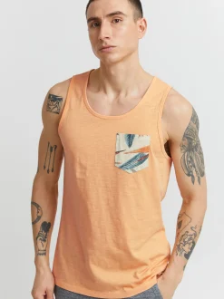 BLEND Herren Tanktop - BHTroppo in aprikot