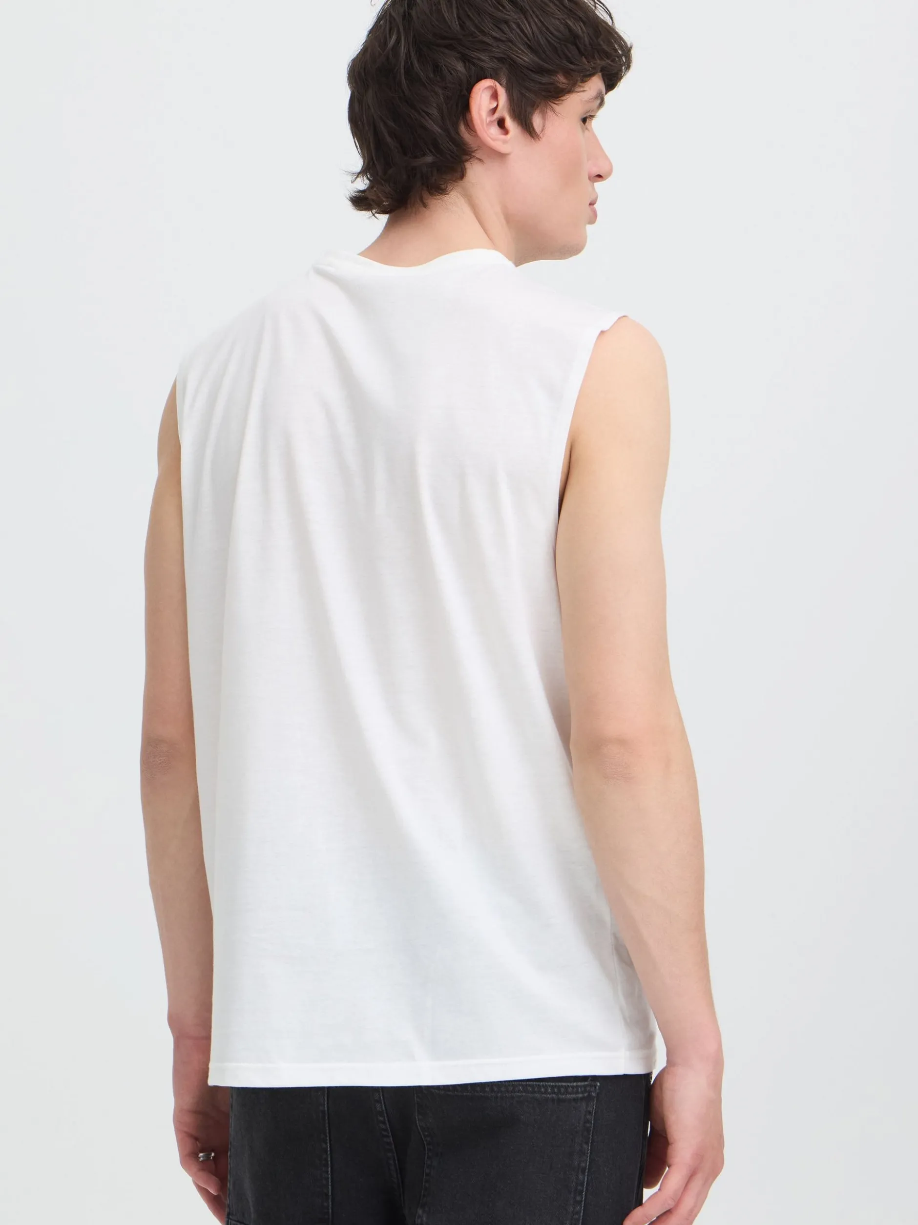 BLEND Herren Tanktops im 3er-Pack in weiß