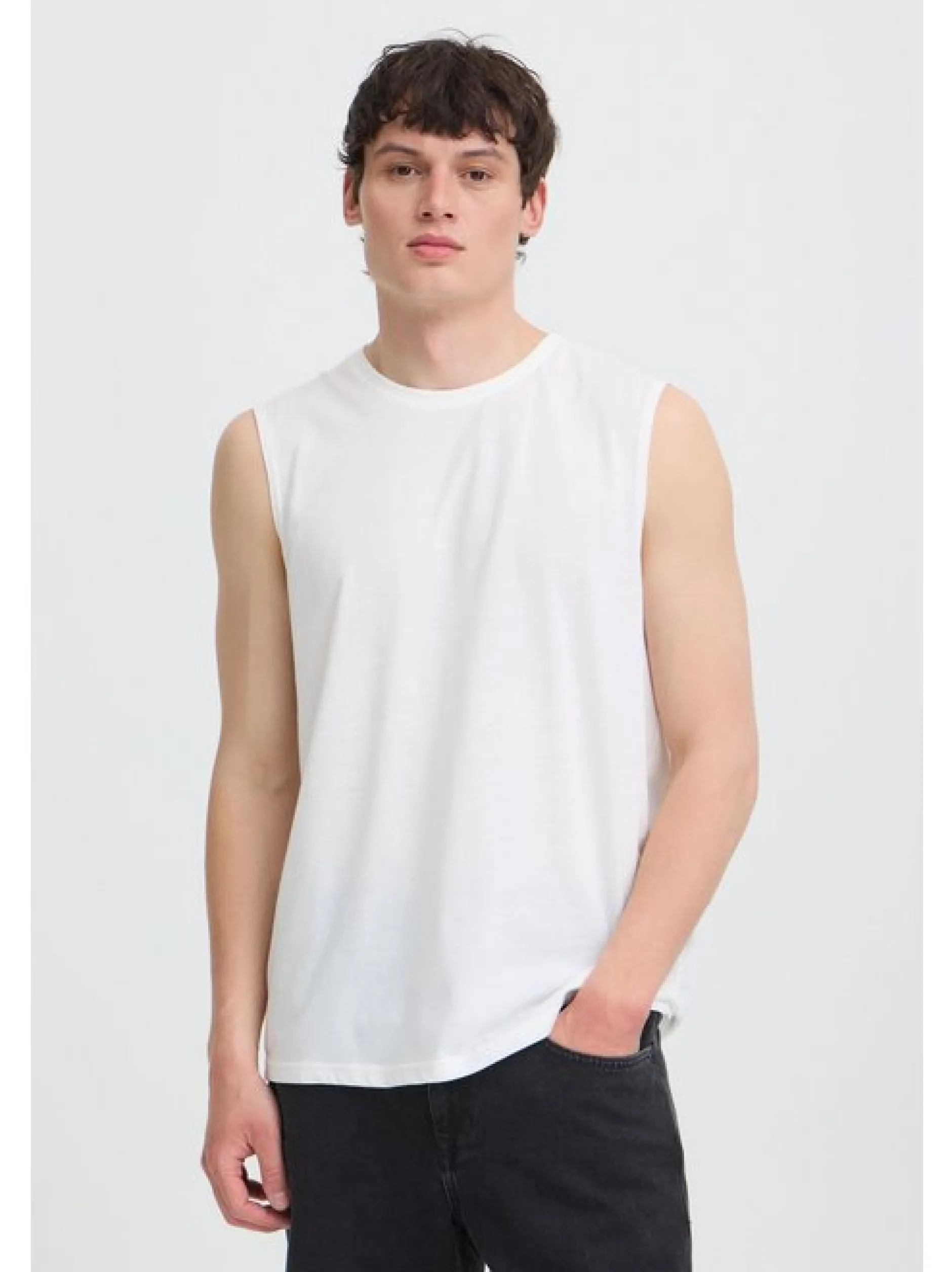 BLEND Herren Tanktops im 3er-Pack in weiß