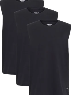 BLEND Herren Tanktops im 3er-Pack in schwarz