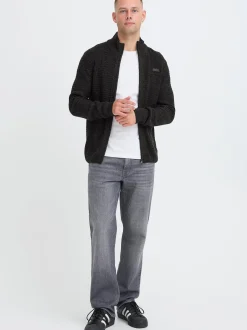 BLEND Herren Trainingsjacke - BHPattix in anthrazit
